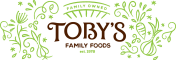 Toby's Family Foods logo - FoodFluence client